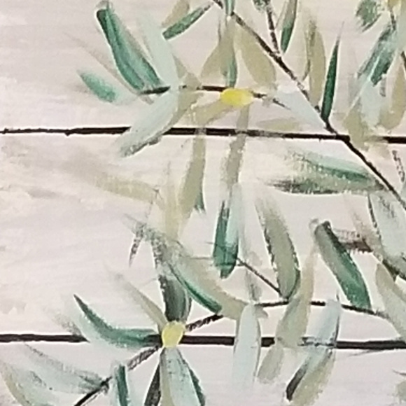 Original 12"x16" Acrylic Painting Olive Branches - Picture 5 of 5